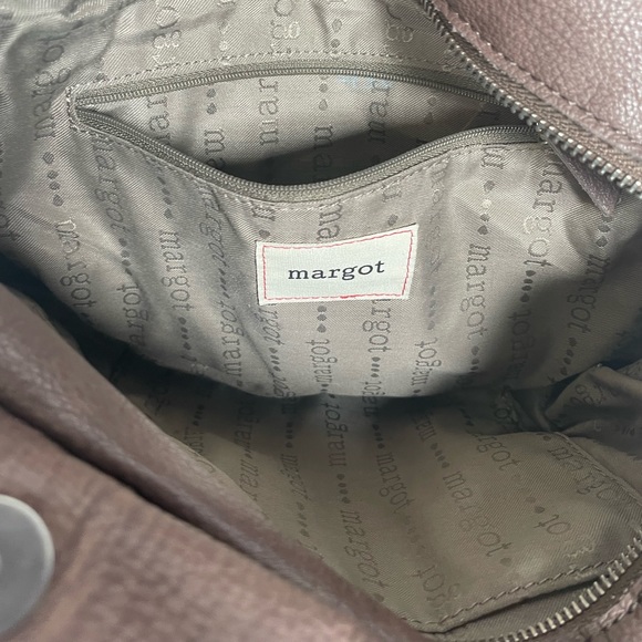 Margot Leather Purse Greyish Brown - Picture 5 of 8